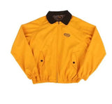 Men's Casual Bomber Jacket with Pockets-Yellow-1