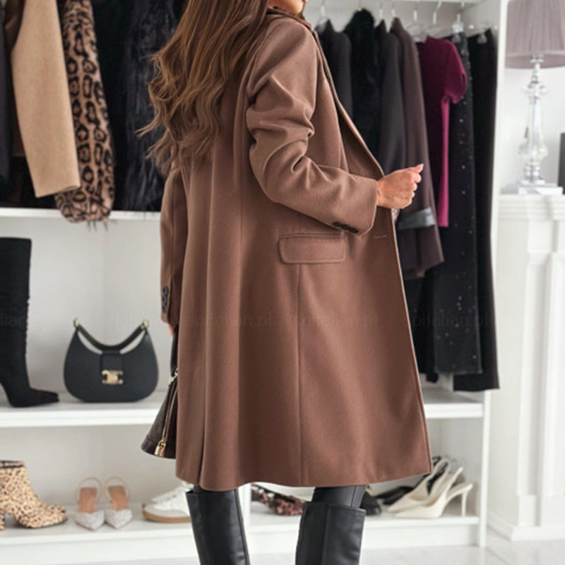 Notch Lapel Trench Coat
