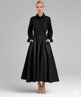 Vestido solto Feminino Elástico Cintura Alta Show Temperamento Fino