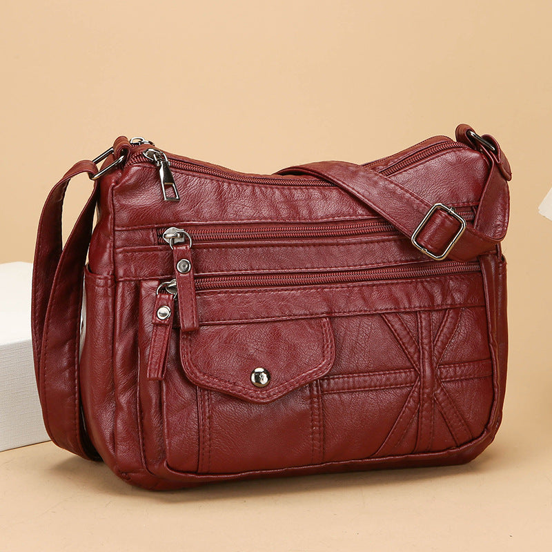 Multi-Compartment Crossbody Bag for Women – Soft, Spacious & Organized