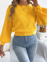Structured Cable Knit Layer