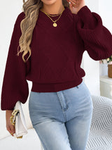 Structured Cable Knit Layer