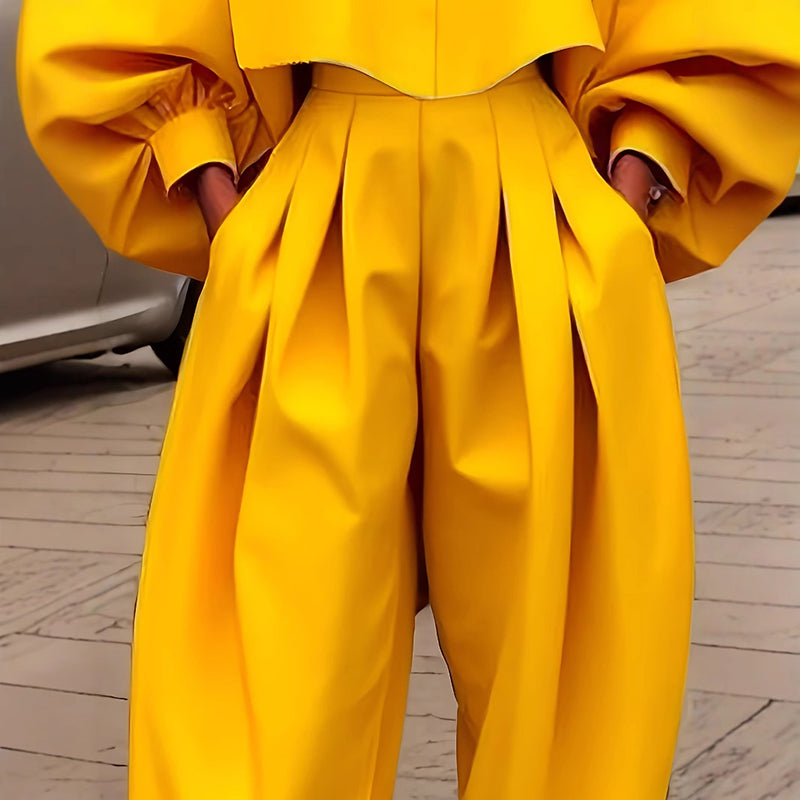 Chic Bell Sleeve 2-Piece Set