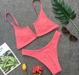 Bikini sexy multi-color optional swimsuit-Watermelonred-7