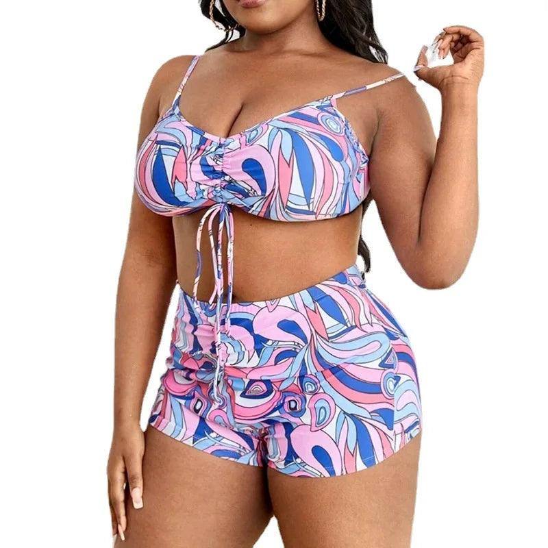 2024 New Plus Big Size Swimwear For Women Swimsuit Large-2