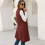 Autumn And Winter Mid-Length Temperament Waist Long-Sleeved-9