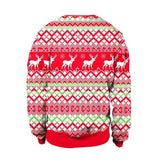 Autumn Winter Fashion Ugly Christmas Sweater Santa Elf Funny-2