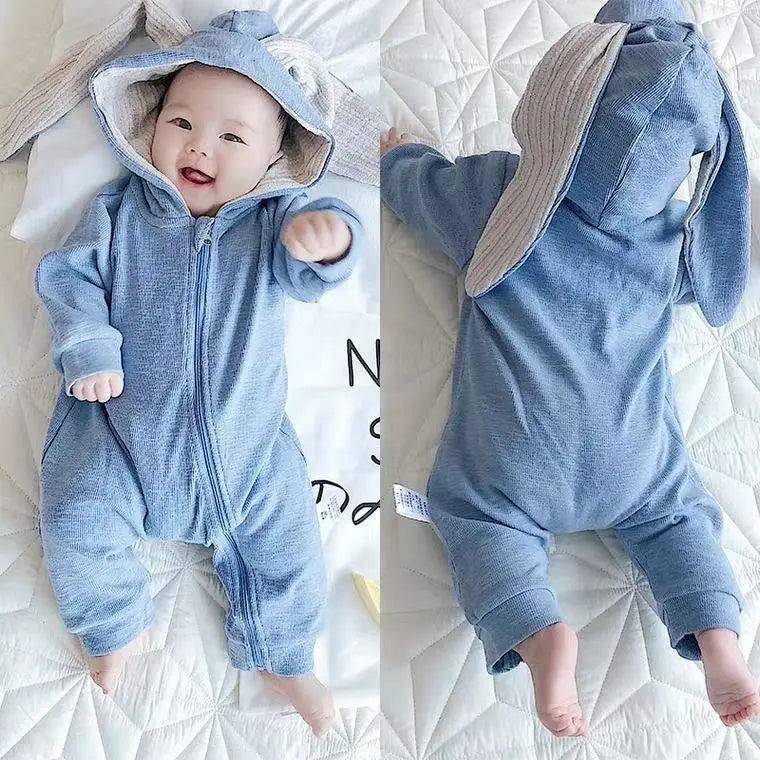 Baby Rompers Jumpsuit born Clothing-LightBlue-4