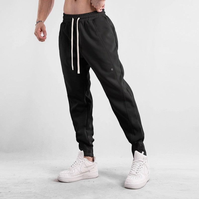 Casual Sports Trousers Loose Autumn Men's Clothing-Black-12