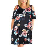 Big size 9XL Dress for Fat MM 2023 Woman Summer dress Loose plus size dresses off the shoulder women clothing 9XL dress vestidos-6