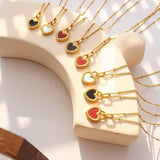 Chic Heart Pendant Necklaces - Elegant Gold Jewelry-6