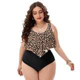 Chic Leopard Print Top Styles for Curvy Fashion-Black-1