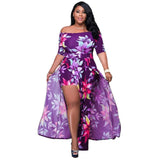 Chic Plus Size Floral Maxi Dress Styles-3