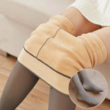 Cozy Warmth Translucent Fleece-Lined Tights-6