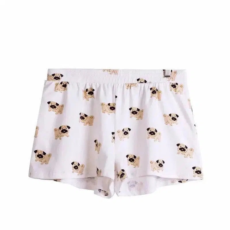 Lovemi Women's Corgi Print Shorts - Comfortable Lounge-A-17