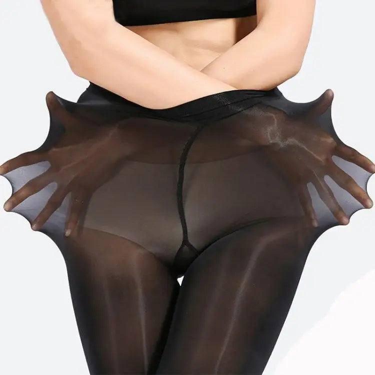 Dropshipping Super Elastic Magical Stockings Women Nylon Pan-Black-1