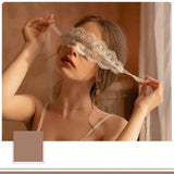 Lingerie Lace Perspective Embroidered Hollow Eye Mask-2