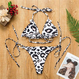 European and American new leopard ruffle bikini-Leopardprint-2