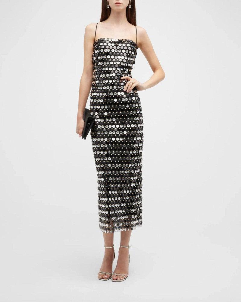 Whimsical Dress with Shells for Every Occasion-Black-4