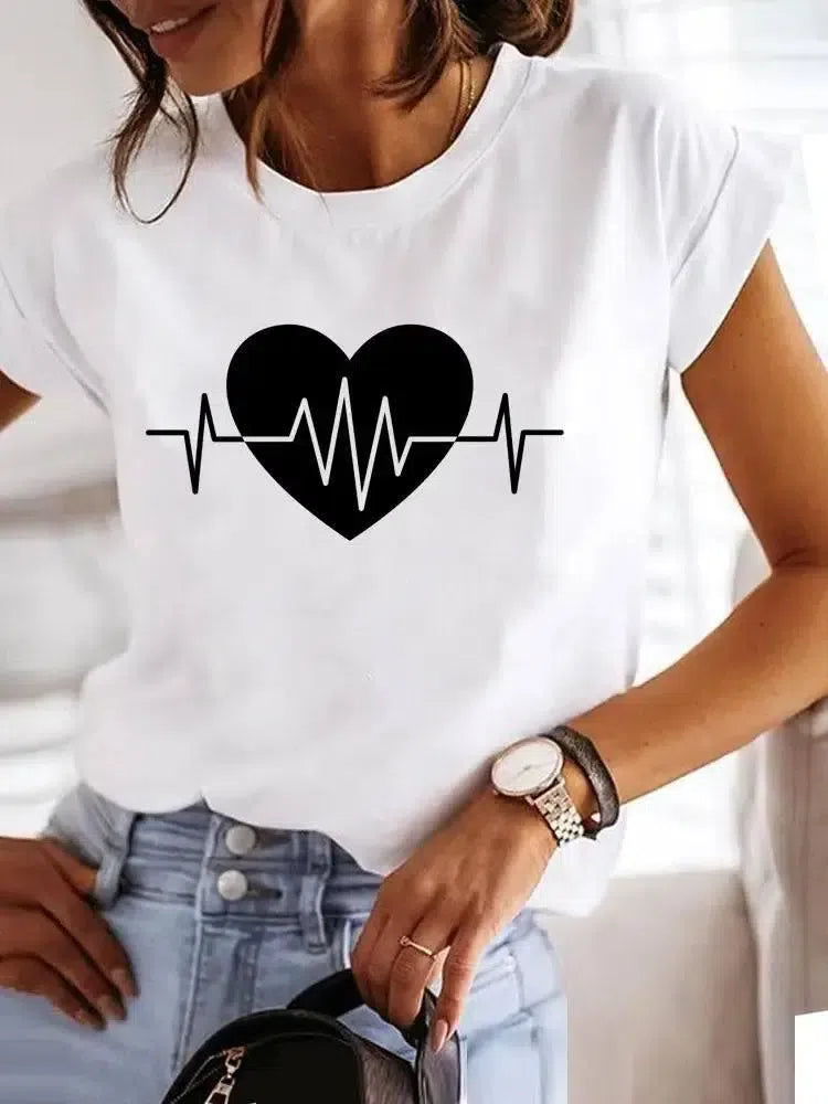 Fashion Love Summer Tee-MGQ29249-1