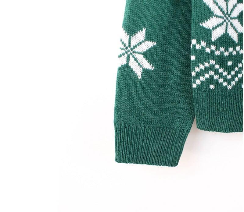 Green christmas sweater-4