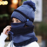 Hat Female Winter Wool Hat Outdoor Thick Warm Winter Hat-Tibetangreencolor-4