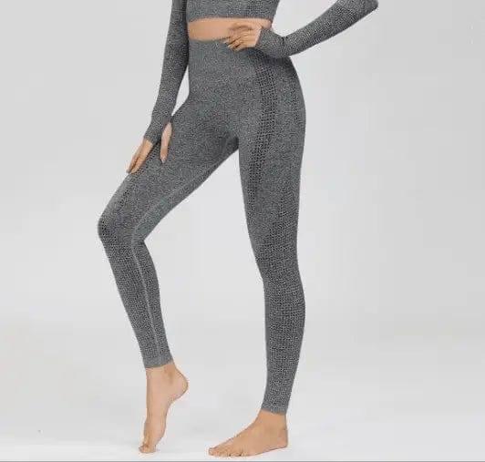 High Waist Sports leggins-Pantsdarkgrey-5