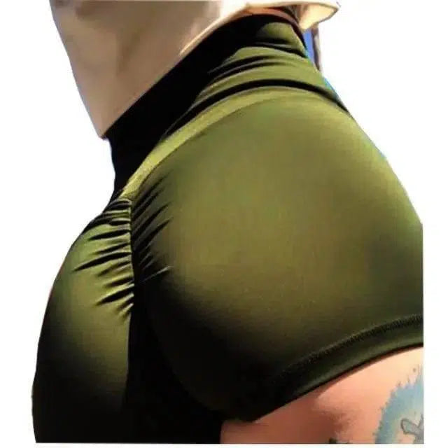 High-Waisted Compression Shorts-3