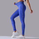 Knitted Seamless Yoga Pants Running Sports Fitness High-2