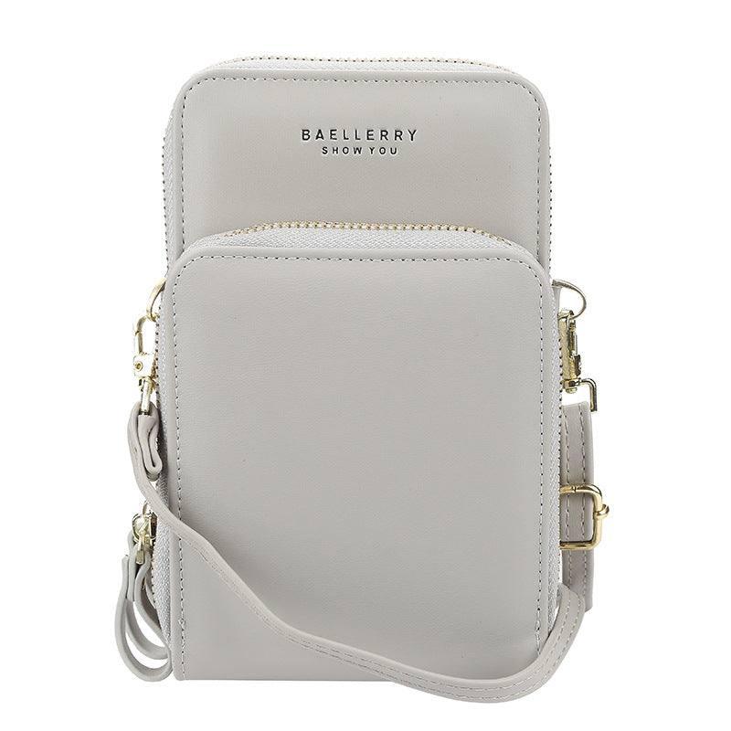 Large Capacity Crossbody Shoulder Bags For Women Fashion Zipper Mobile Phone Bag-12