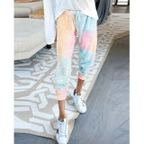 Loose Printed Home Pants Casual Pants-Yellow-6