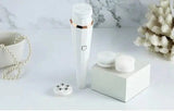 4 In 1 USB Rechargeable Electric Facial Cleansing Brush Soft-White-4