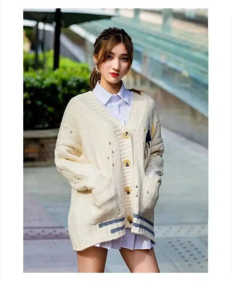 Autumn and winter new Korean version of Mingyuan fashion-Creamy white-2