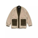 Unisex Fleece Jackets for Casual Wear-Khaki-2