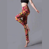 LOVEMI - Lovemi - Brushed Printed High Waist Pants Yoga Leggings