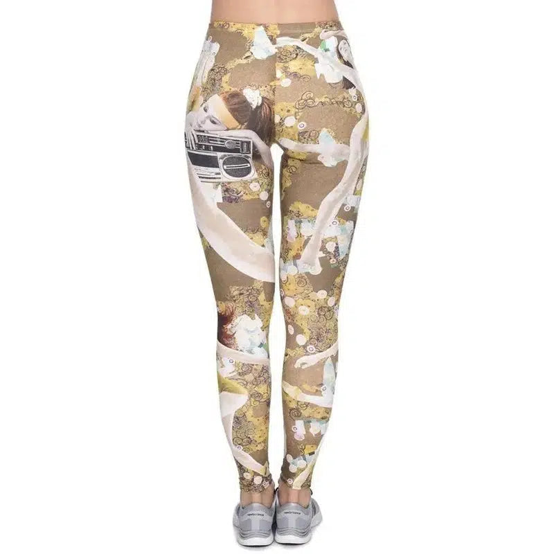 LOVEMI - Lovemi - Cartoon character printed cropped pants