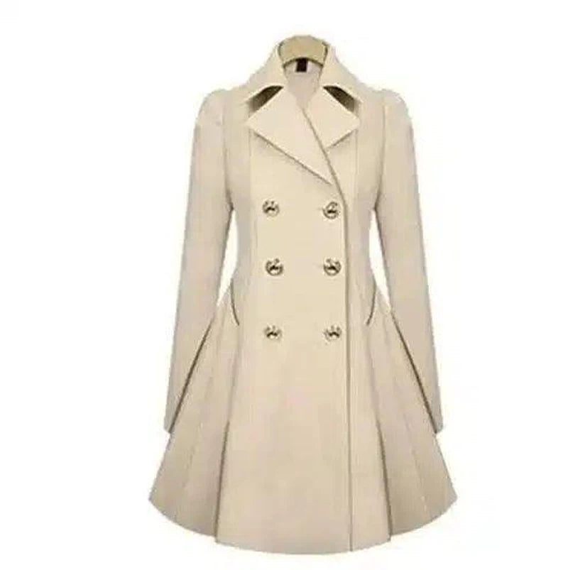 LOVEMI - Lovemi - Commuter Slim Thin Coat Trench Coat