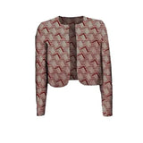 Women's Embroidered Cropped Jacket-155 Style-3