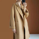 LOVEMI - Lovemi - Fashionable loose and thin woolen overcoat