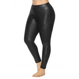 Gold glittering leggings-Black-2