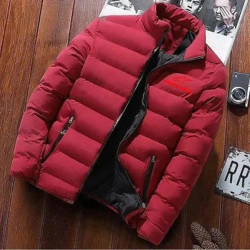 Jacket men's coat-Red-7