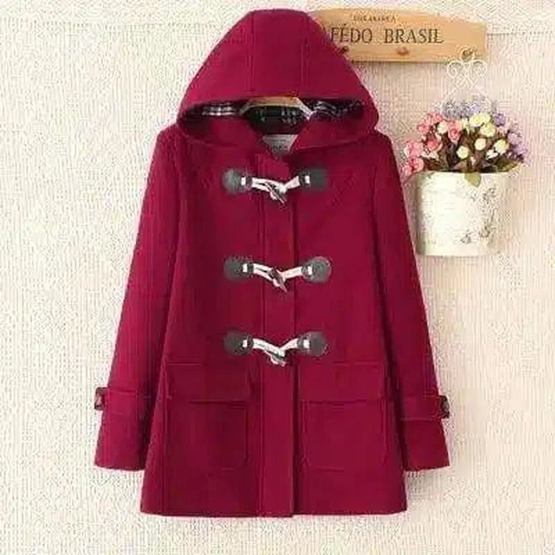 Japanese Girls School Student Uniform JK Horn Buckle Coat-no add cotton paragraph-2