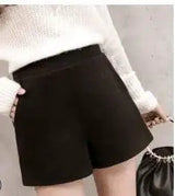 Korean version of high waist woolen shorts autumn and winter-S-20