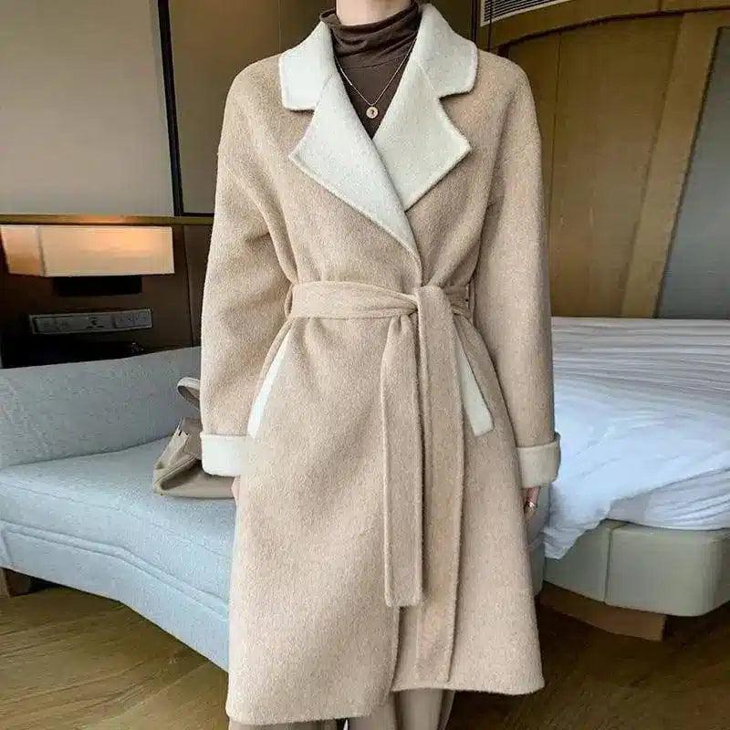 Chic Colorblock Coat for Stylish Looks-1