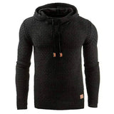 LOVEMI - Lovemi - Long Sleeve Warm Hooded Sports Jacquard Sweatshirt