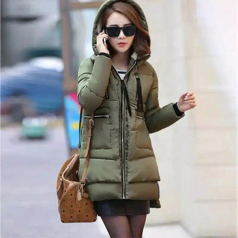 LOVEMI - Lovemi - M-5XL Winter Women Parkas Coats Female Jacket Plus