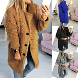 LOVEMI - Lovemi - Mid-length long-sleeved fur coat