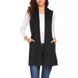 LOVEMI - Lovemi - Sleeveless Shawl Vest Vest Plus Size Top