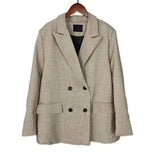 LOVEMI - Lovemi - Spring Blazer Women Double Breasted Oversized