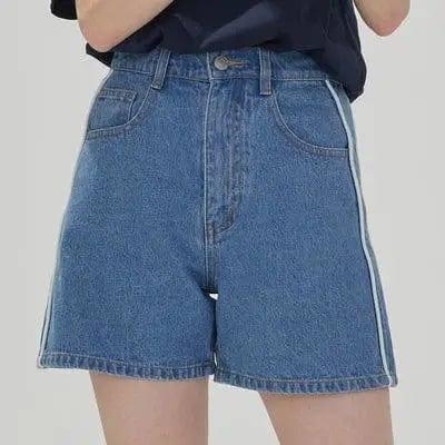 Square houlest original high waist summer slim loose wild-11